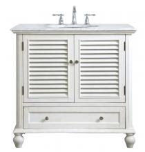  VF30536AW - 36 Inch Single Bathroom Vanity in Antique White