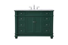  VF50048GN - 48 Inch Single Bathroom Vanity Set in Green