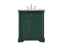  VF53030GN - 30 Inch Single Bathroom Vanity Set in Green