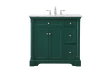  VF53036GN - 36 Inch Single Bathroom Vanity Set in Green