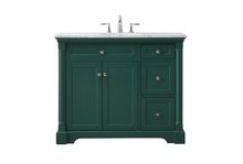  VF53042GN - 42 Inch Single Bathroom Vanity Set in Green