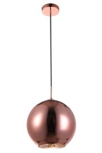  LDPD2006 - Reflection Collection Pendant D11.5in H11in Lt:1 Copper finish