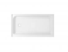  STY01-L6036 - 60x36 Inch Single Threshold Shower Tray Left Drain in Glossy White