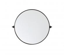  MR6B24SIL - Round Pivot Mirror 24 Inch in Silver