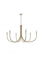  LD722D50SG - Layne 50 Inch Chandelier in Gold