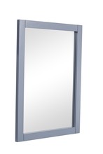 Elegant VM12522GR - Park Avenue 22 In. Contemporary  Mirror In Grey