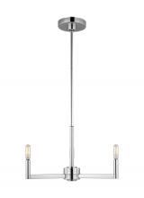  3164203-05 - Fullton modern 3-light indoor dimmable chandelier in chrome finish