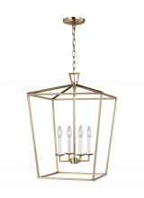  5392604-848 - Dianna transitional 4-light indoor dimmable medium ceiling pendant hanging chandelier light in satin