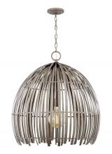  6722701-872 - Hanalei contemporary large 1-light indoor dimmable pendant hanging chandelier light in washed pine f