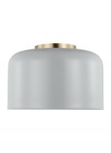  7505401-118 - Malone transitional 1-light indoor dimmable small ceiling flush mount in matte grey finish with matt