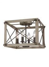 Visual Comfort & Co. Studio Collection 7526304EN-872 - Thornwood Four Light Ceiling Flush Mount