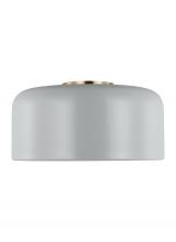  7605401-118 - Malone transitional 1-light indoor dimmable medium ceiling flush mount in matte grey finish with mat