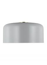  7705401-118 - Malone transitional 1-light indoor dimmable large ceiling flush mount in matte grey finish with matt