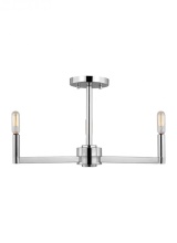 Visual Comfort & Co. Studio Collection 7764203EN-05 - Fullton Three Light Semi-Flush Mount