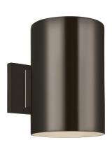  8313901-10 - Outdoor Cylinders transitional 1-light outdoor exterior large Dark Sky compliant wall lantern sconce