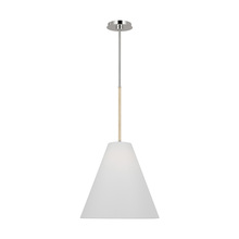  AEP1051PN - Remy transitional 1-light indoor dimmable medium ceiling hanging pendant in polished nickel silver f