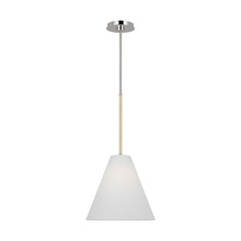  AEP1061PN - Remy transitional 1-light indoor dimmable small ceiling hanging pendant in polished nickel silver fi