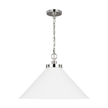 Visual Comfort & Co. Studio Collection CP1311MWTPN - Wide Cone Pendant