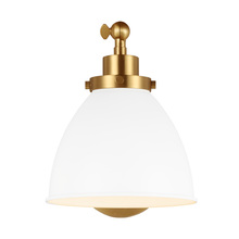 Visual Comfort & Co. Studio Collection CW1131MWTBBS - Single Arm Dome Task Sconce