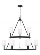  DJC1099MBK - Egmont Traditional 9-Light Indoor Dimmable Extra Large Chandelier