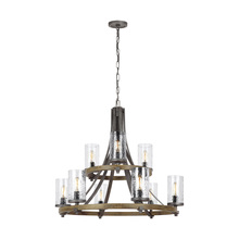  F3135/9DWK/SGM - Angelo Two-Tier Chandelier