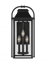  OL13201TXB - Wellsworth Transitional 3-Light Outdoor Exterior Medium Lantern Sconce Light