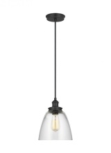 Visual Comfort & Co. Studio Collection P1349MBK - Baskin Dome Pendant