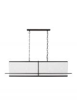 Visual Comfort & Co. Studio Collection TFC1025AI - Dresden Casual 5-Light Indoor Dimmable Large Linear Chandelier