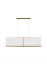  TFC1025CGD - Dresden Casual 5-Light Indoor Dimmable Large Linear Chandelier