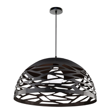  COR-201P-BK - 1LT Pendant, Matte Black Finish