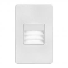  DLEDW-234-WH - White Rectangle In/Outdoor 3W LED Wal