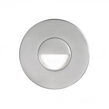  DLEDW-300-BA - Brushed Alum Round In/Outdoor 3W LED Wal