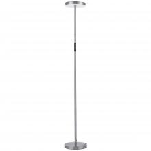 Dainolite FCE-5430LEDF-SN - 30W Floor Lamp, SN w/WH Acrylic Diffuser