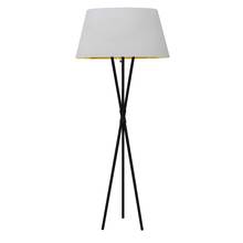  GAB-601F-MB-692 - 1LT Gabriela Floor lamp, JTone WHT/GLD, MB