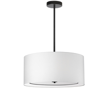  POR-224P-MB-WH - 4LT Incand Pendant, MB with WH Shade