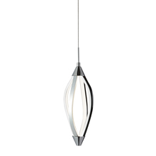  SEL-6P-PC - Pendant, w/Swooped Arms, Polished Chrome