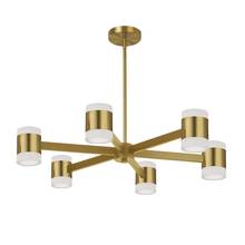  WLS-2884LEDC-AGB - 84W Chandelier, AGB w/ FR Acrylic Diff