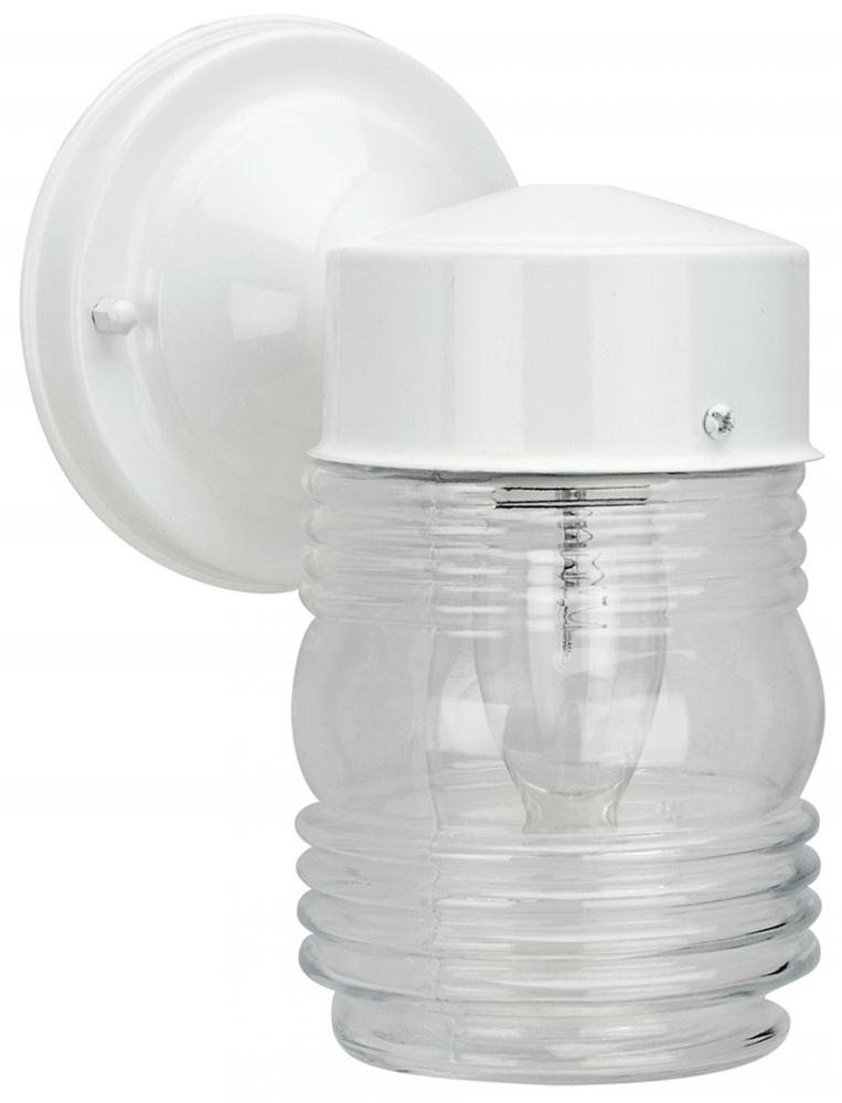Outdoor, 1 Bulb Outdoor, Clear Glass, 60W Type A or B
