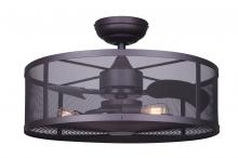  CF24ARP3ORB - CFan 24 IN, ARRIS ORB, 3 Blades ORB, Downrod Mount, 3 x LST45-4 Bulb Included, Remote Included