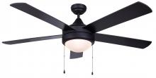 Canarm CF52PR35BK - Preston III Matte Black Ceiling Fan