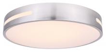  CL-19-20-BN - NIVEN 20 in. 1 Light Integrated LED Brushed Nickel Modern Flush Mount with Frosted Acrylic Shade