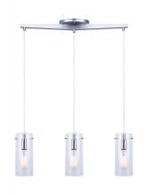 Canarm IPL759A03BN - Joni 3 Light Pendant, Nickel Finish