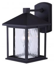  IOL283BK - WEST, 1 Lt Outdoor Down Light, MBK Color, Water Mark Glass, 100W Type A
