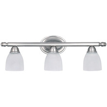  IVL20351 - Vanity, 3 Light, Frosted Glass, 100W Type A