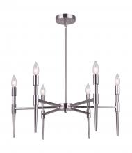  ICH1009A06BN24 - FLORENCE Brushed Nickel Chandelier