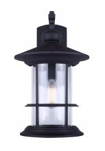 Canarm IOL314BK - Treehouse 1 Light Outdoor Lantern, Black Finish