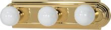  60/308 - 3 Light - 18" Vanity Strip - Polished Brass Finish