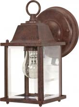  60/3464 - 1 Light; 8-5/8 in.; Wall Lantern; Cube Lantern with Clear Beveled Glass; Color retail packaging