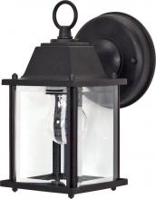  60/3465 - 1 Light; 8-5/8 in.; Wall Lantern; Cube Lantern with Clear Beveled Glass; Color retail packaging