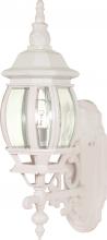  60/3467 - Central Park; 1 Light; 20 in.; Wall Lantern with Clear Beveled Glass; Color retail packaging